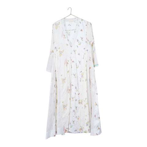 petite amalie cord embroidered smock dress Petite Amalie Bouquet Printed Cord Dress
