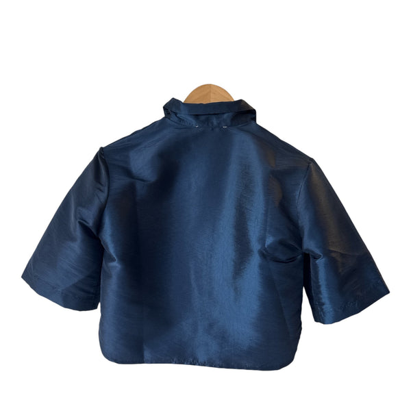 JESSICA K SHIRT VARA TAFFETA NAVY BLUE 2