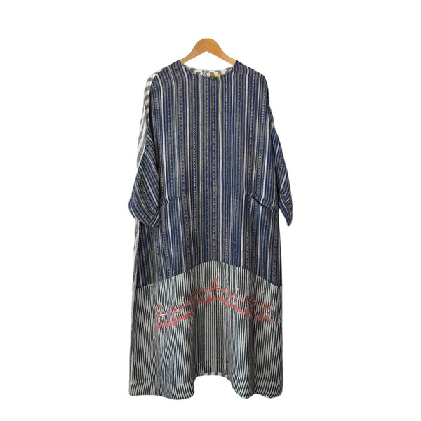 Jamdani Embr. Round Shaped Dress Thin Crescent Moon at Aleph Gallery