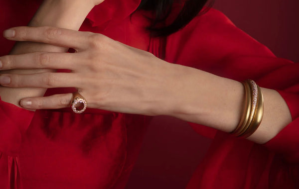 Nada Ghazal My Muse Urban Color Thin Cuff at Aleph Gallery