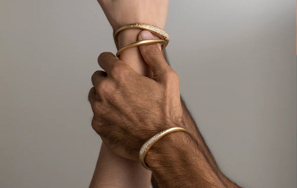 Nada Ghazal My Muse Urban Pure Thin Cuff at Aleph Gallery