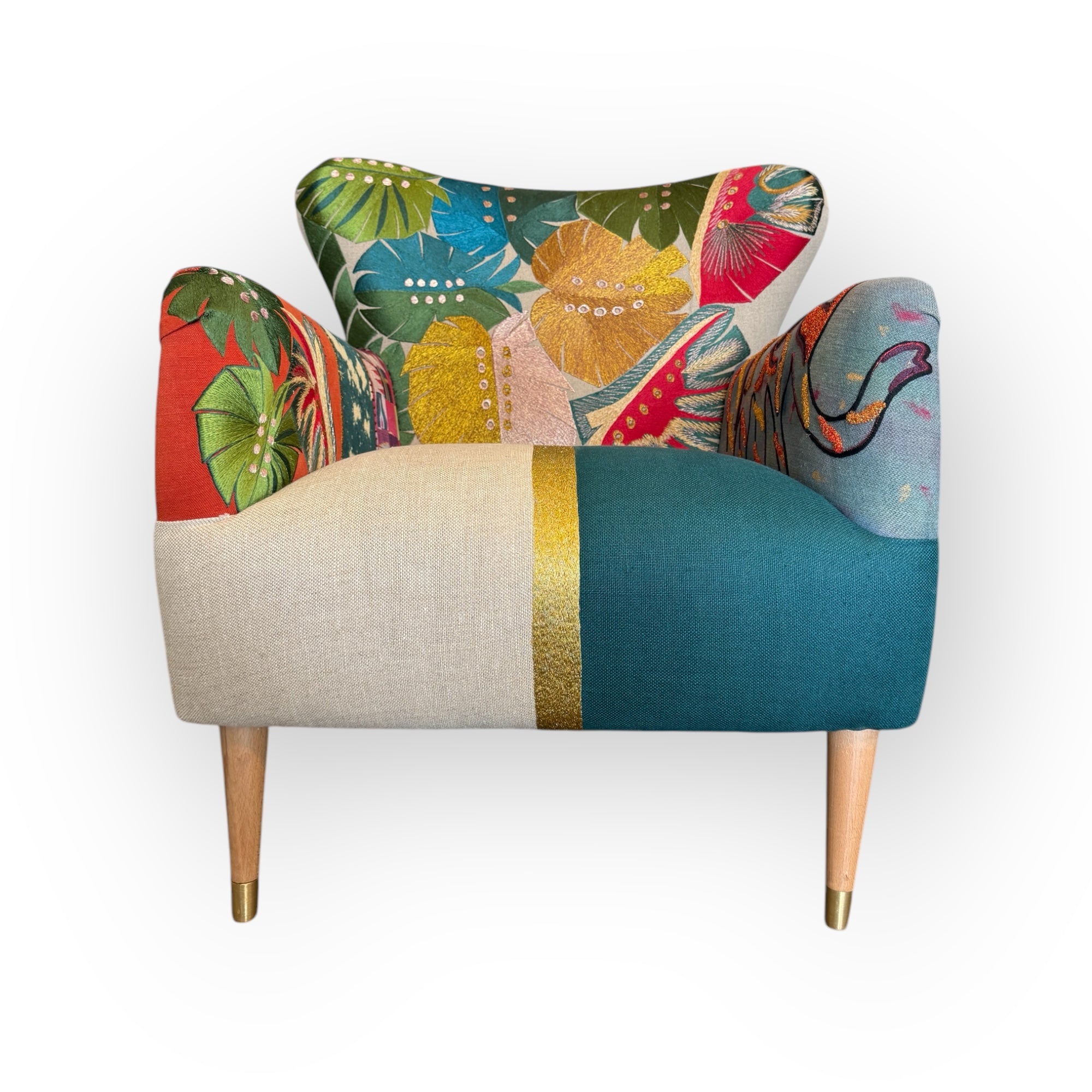 BOKJA VERDE MICKEY EMBROIDERED CHAIR