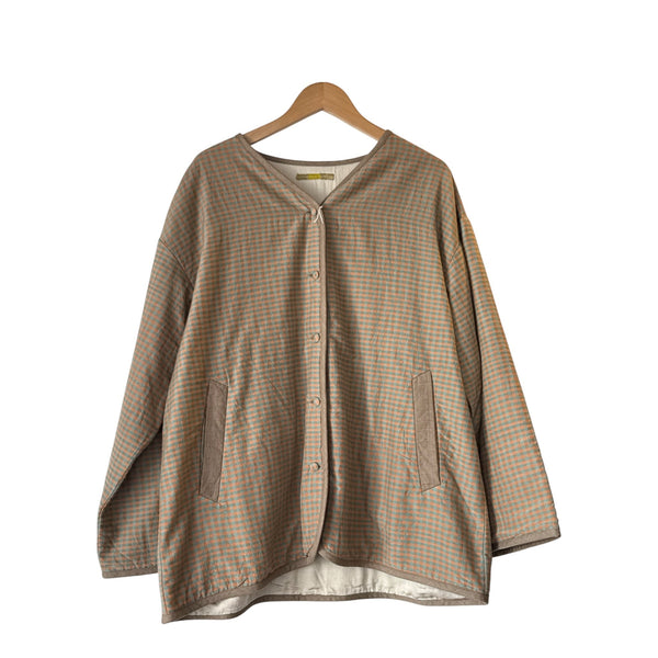 AODRESS JACKET QUILTED L. SUN CHECKERED