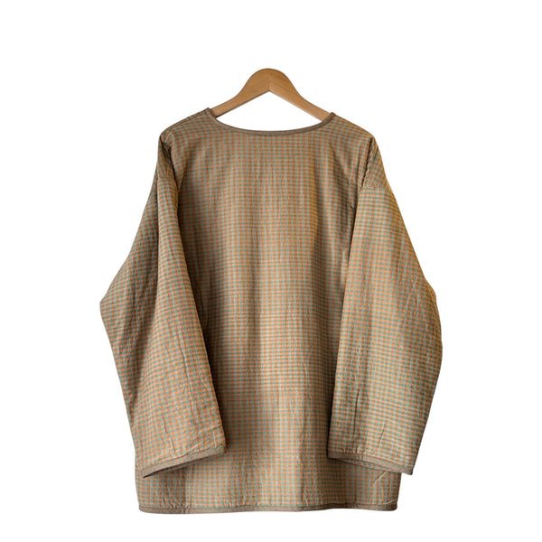 AODRESS JACKET QUILTED L. SUN CHECKERED