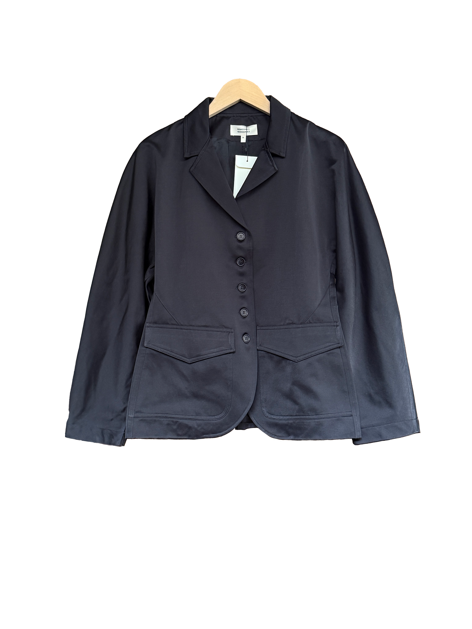 Renaissance Renaissance Aden Jacket in Black at Aleph Gallery