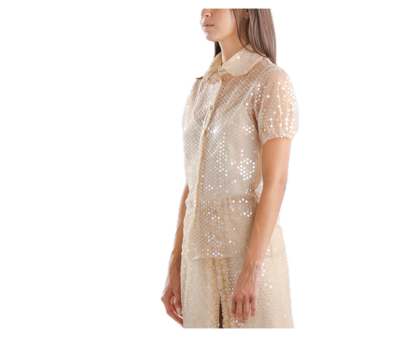 Renaissance Renaissance Baby Shirt in Sequin at Aleph Gallery