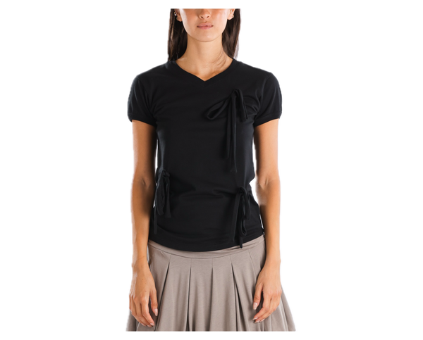 Renaissance Renaissance Bunny Tee in Black at Aleph Gallery