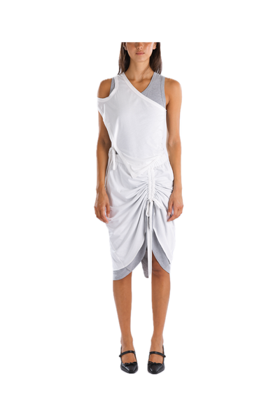Renaissance Renaissance Samantha Skirt in Grey/White at Aleph Gallery