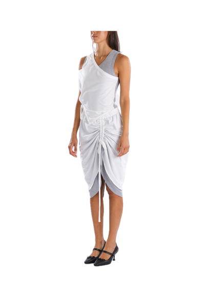 Renaissance Renaissance Samantha Skirt in Grey/White at Aleph Gallery