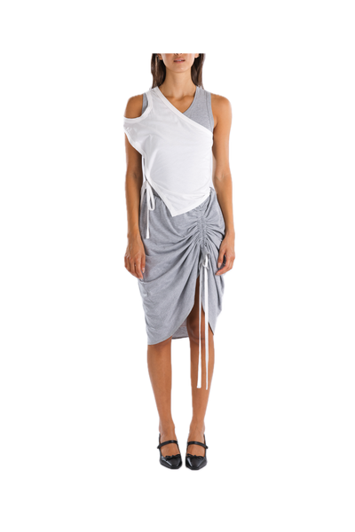 Renaissance Renaissance Samantha Skirt in Grey/White at Aleph Gallery