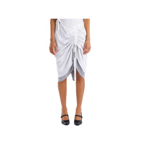 Renaissance Renaissance Samantha Skirt in Grey/White at Aleph Gallery