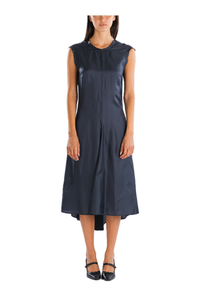 Renaissance Renaissance Ziggy Dress in Dark Blue at Aleph Gallery