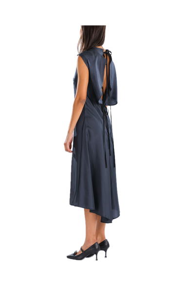 Renaissance Renaissance Ziggy Dress in Dark Blue at Aleph Gallery