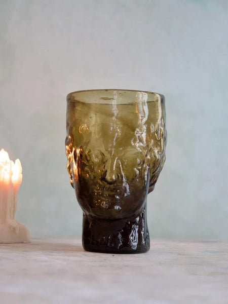 LA SOUFFLERIE ROMA VASE VERT FUMÉ