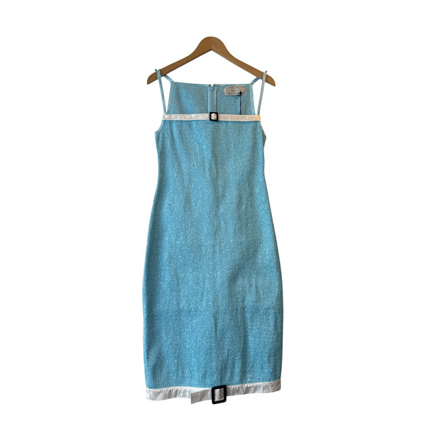 SUPER YAYA DRESS AUDREY POOL ICE BLUE 2