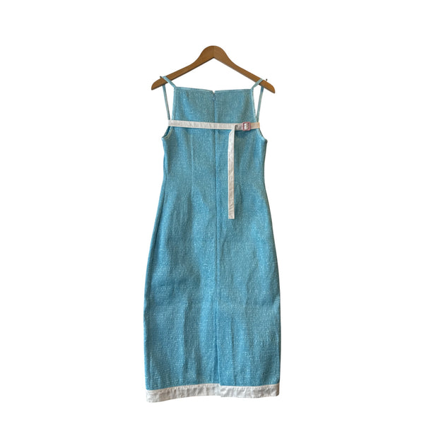 SUPER YAYA DRESS AUDREY POOL ICE BLUE AT ALEPH GALLERY 1