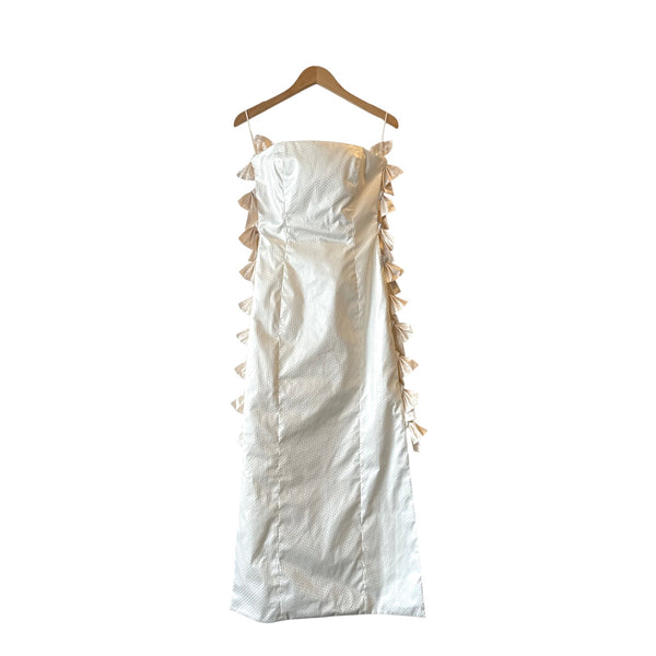 SUPER YAYA DRESS SOFIA OFF WHITE AT ALEPH GALLERY  2
