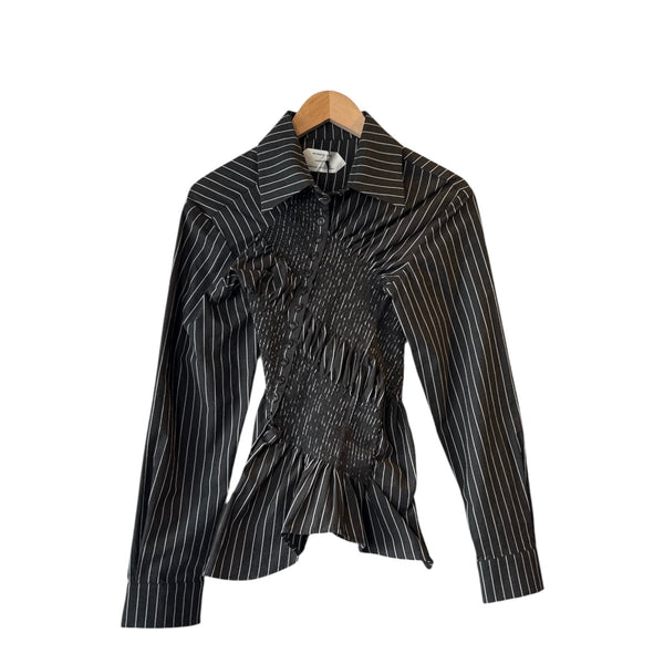 SUPER YAYA SHIRT TWIST BLACK AT ALEPH GALLERY 1