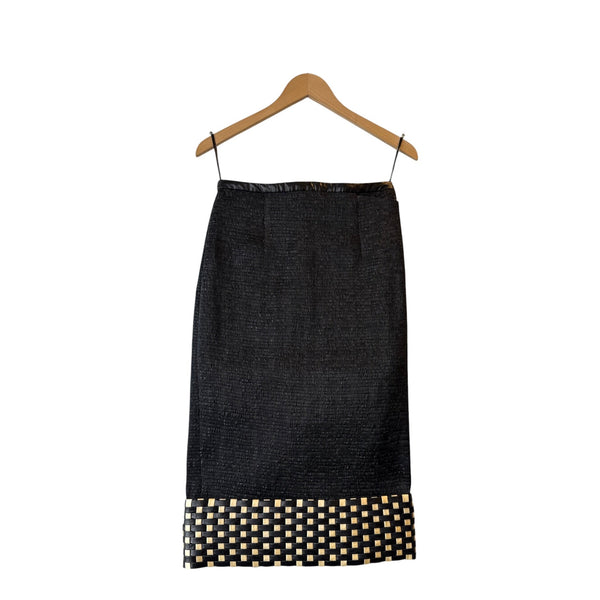 SUPER YAYA SKIRT MARIE BLACK & GOLD YELLOW AT GALLERY 1
