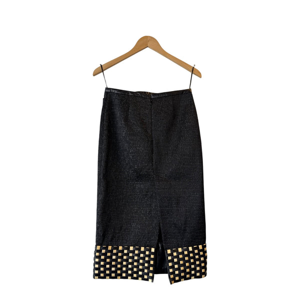SUPER YAYA SKIRT MARIE BLACK & GOLD YELLOW AT GALLERY 2