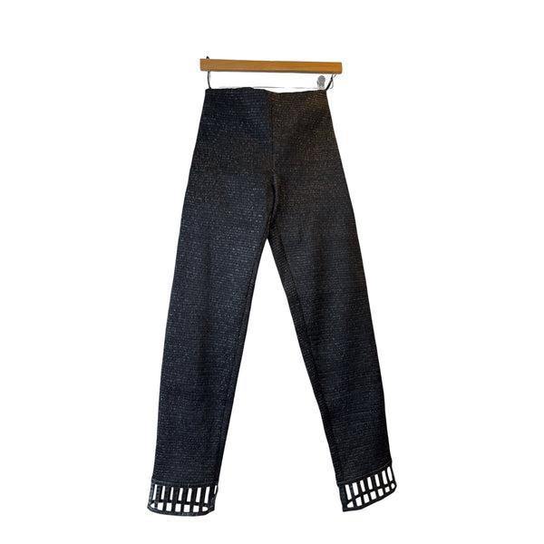 SUPER YAYA TROUSERS LEGGING STRIPES BLACK 1
