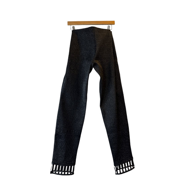 SUPER YAYA TROUSERS LEGGING STRIPES BLACK 2