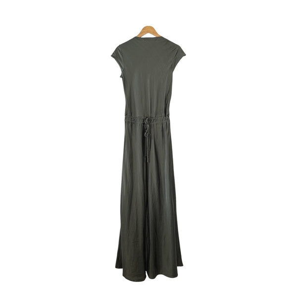 Sula Bias Cut Dress in Gunmetal at Aleph Gallery