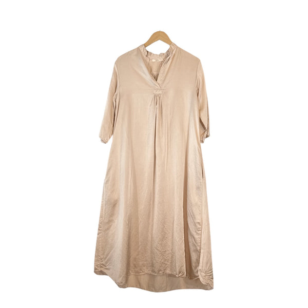 Sula Dewey Dress in Silver Peony at Aleph Gallery