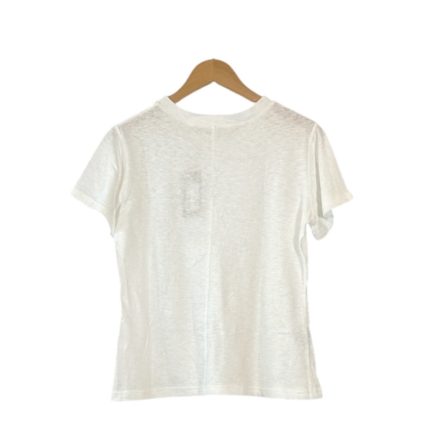 Sula Short Sleeve Tee in White at Aleph Gallery