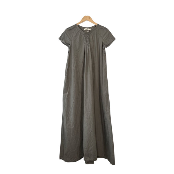 Sula Smock Dress in Gunmetal at Aleph Gallery