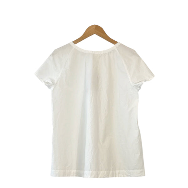 Sula Smock Top in White at Aleph Gallery