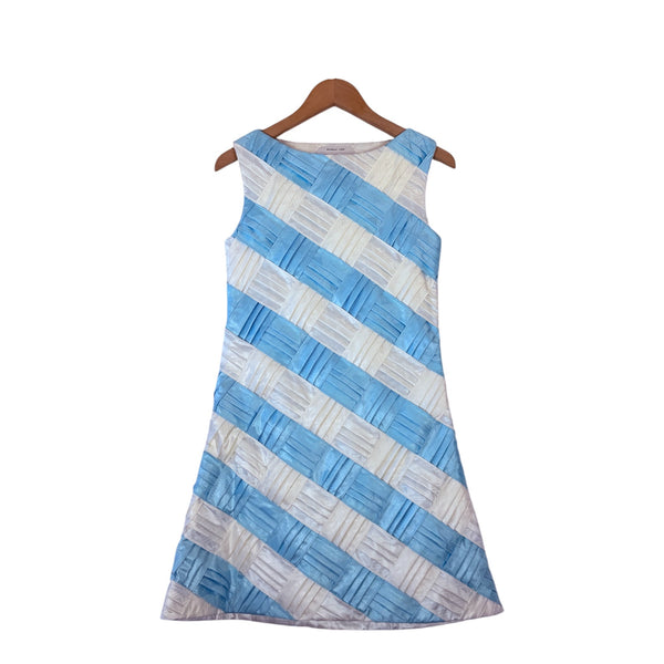 Super Yaya Dress Mini Diana Ice Blue & White Chantilly at Aleph Gallery