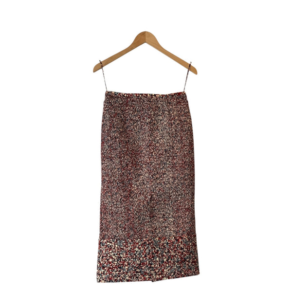 Super Yaya Marie Saam Skirt in Pepper Leaves Wax Print at Aleph Gallery