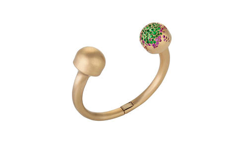 NADA GHAZAL COCOON BOUGAINVILLEA ROUND CUFF