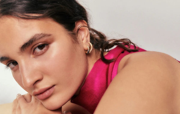 Nada Ghazal the Arch Courage Big Hoop Earrings at Aleph Gallery