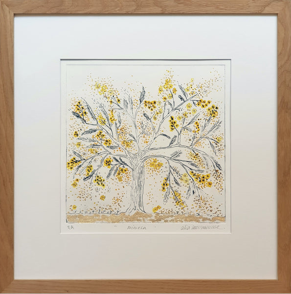 ALIA MOUZANNAR MIMOSA ETCHING