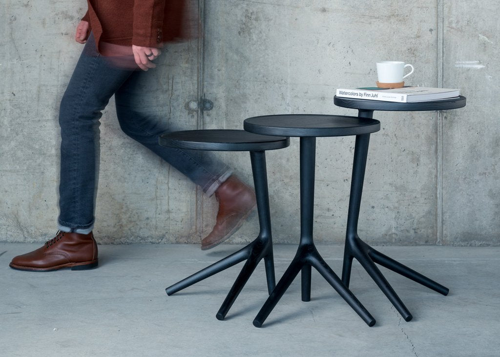 THE TRIPOD TABLE - CHARCOAL ASH