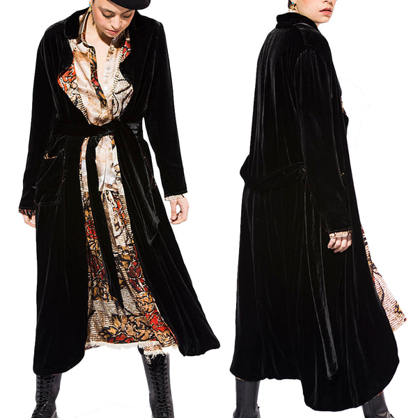 BLACK x SHINE BRIGHT BOHEMIAN REVERSIBLE RHAPSODY COAT