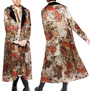 BLACK x SHINE BRIGHT BOHEMIAN REVERSIBLE RHAPSODY COAT