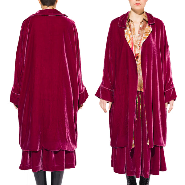 FUCHSIA x INTERVALS REVERSIBLE MIA COAT