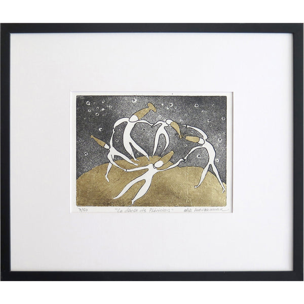 ALIA MOUZANNAR LA DANCE DES PHONICIENS ETCHING