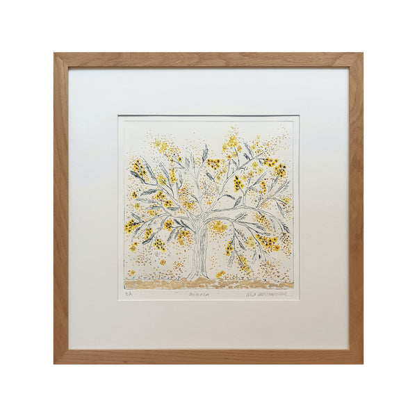 ALIA MOUZANNAR MIMOSA ETCHING