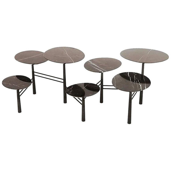Nada Debs Pebble Low Table (Tapis d’Orient) Black at Aleph Gallery