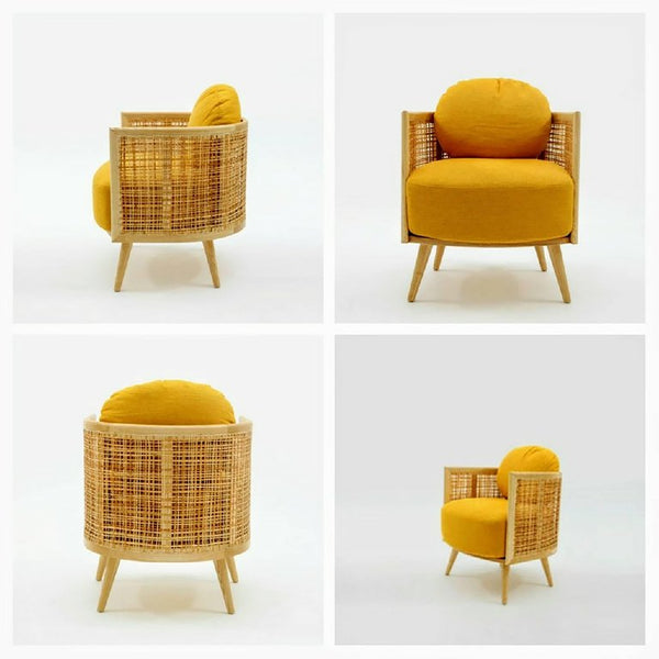 Nada Debs Summerland Armchair at Aleph Gallery