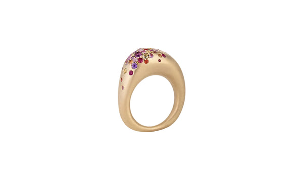 Nada Ghazal My Muse Urban Summer Nights Thick Ring at Aleph Gallery
