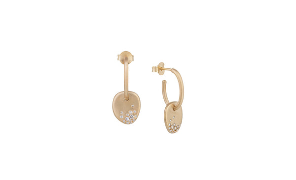 Nada Ghazal My Muse Urban Winter Mini Earrings at Aleph Gallery