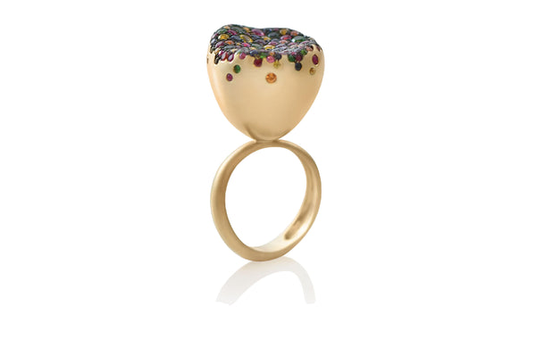 BABY MALAK FLOURISH BONBON BIG ROUND RING