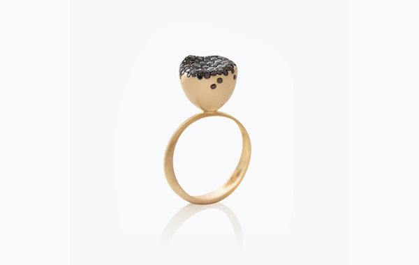 BABY MALAK FLOURISH SMALL ROUND RING