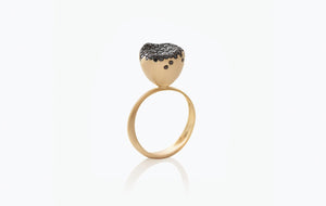 BABY MALAK FLOURISH SMALL ROUND RING