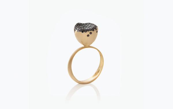 BABY MALAK FLOURISH SMALL ROUND RING